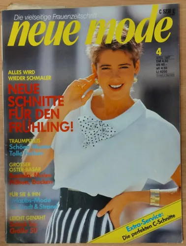 Die vielseitige Frauenzeitschrift - Neue Mode April 1987 Kiárusítás