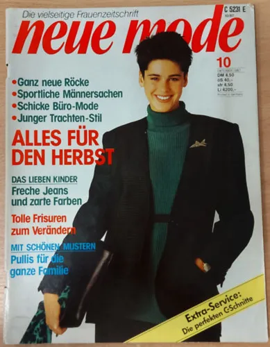 Korlátozott ajánlat Die vielseitige Frauenzeitschrift - Neue Mode Oktober 1987
