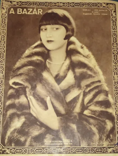 Szuper ajánlat A Bazár folyóirat - 1926. október 15.-XXII. évfolyam