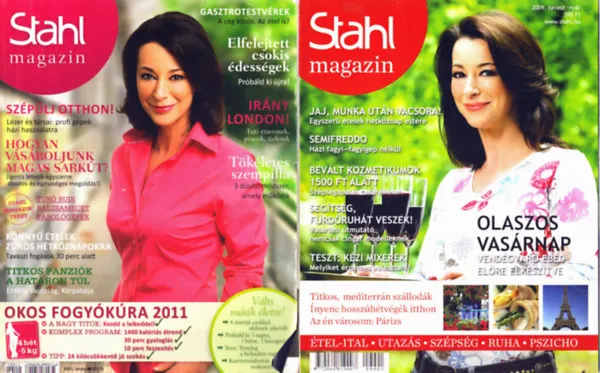 Exkluzív ajánlat 2 db Stahl magazin: 2009. tavasz-nyár + 2011. tavasz