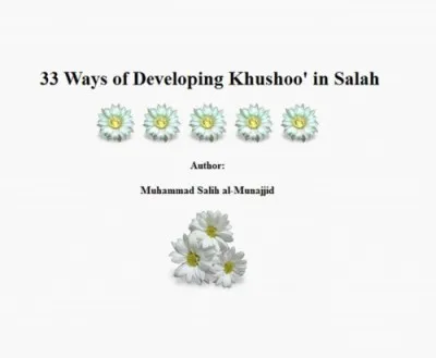 33 Ways of Developing Khushoo' in Salah Végkiárusítás