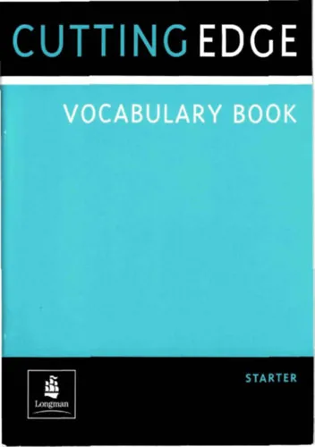 Nézd meg most Cutting Edge - Starter Vocabulary Book