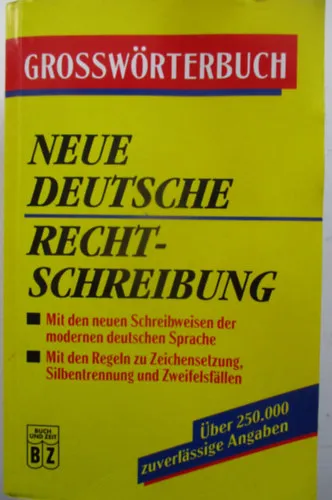 Neue Deutsche Rechtschreibung Szuper ajánlat