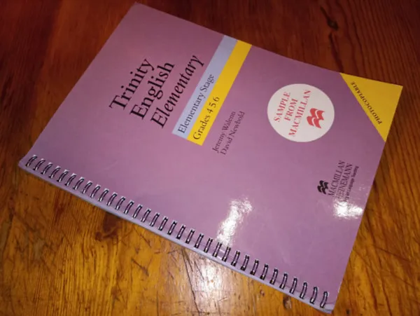 Legkelendőbb Trinity English Elementary Elementary Stage Grades 4 5 6