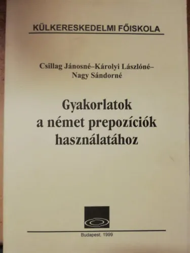 Gyakorlatok a német prepozíciók használatához Rendeld meg most