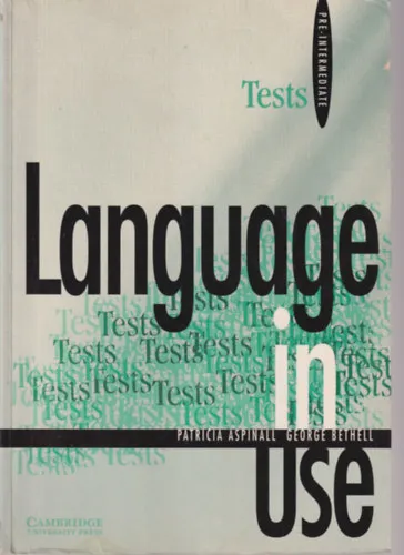 Language In Use Pre-Intermediate Tests Olcsó