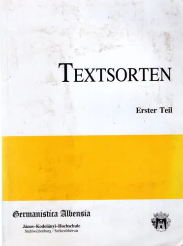 Textsorten Erster Teil Kedvezményes ár