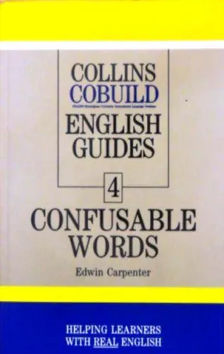 Collins Cobuild English Guides 4 Confusable Words Legjobb ár