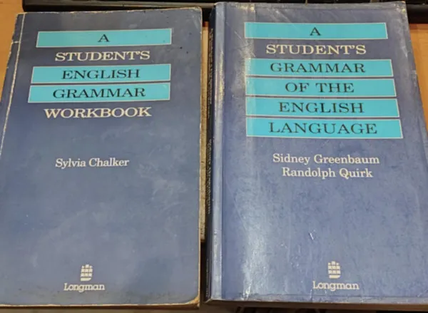 2 db A Student's English Grammar Workbook + A Student's Grammar of the English Language Árcsökkenés