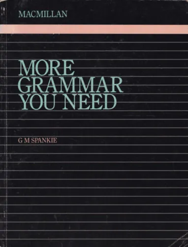 More Grammar You Need (MacMillan) Prémium