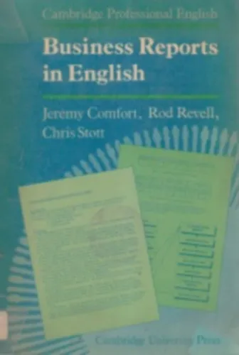 Kedvezményes ár Business Reports in English (Cambridge Professional English)