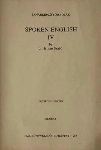 Népszerű Spoken English IV.