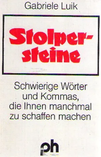 Ajánlat Stolpersteine. Schwierige Wörter und Kommas, die Ihnen manchmal zu schaffen machen