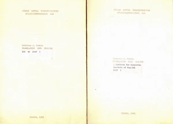 Translation into English I-II. Prémium