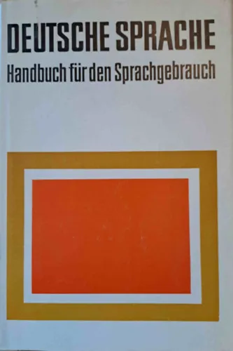 Deutsche Sprache - Handbuch für den Sprachgebrauch Olcsóbb