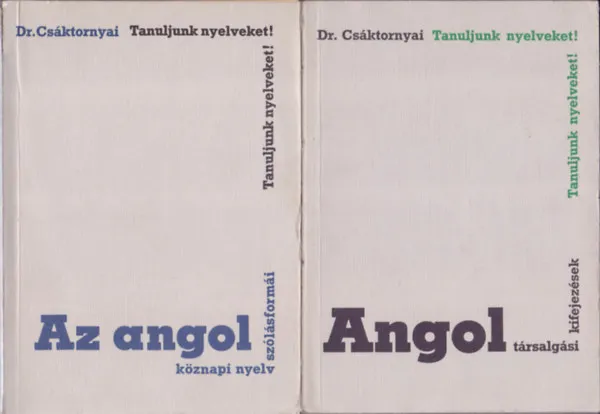 Az angol köznapi nyelv szólásformái+Angol társalgási kifejezések (2 mű) Utolsó esély