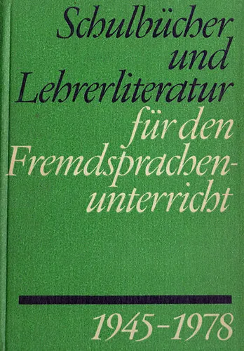 Utolsó esély Schulbücher und Lehrerliteratur für den Fremdsprachenunterricht