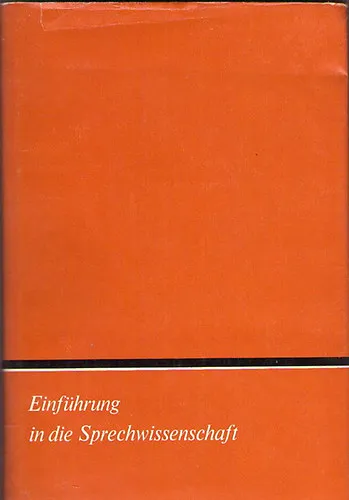 Expressz kézbesítés Einführung in die Sprechwissenschaft