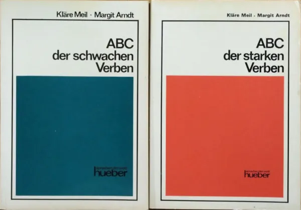 Vedd meg online ABC der schwachen Verben + ABC der starken Verben (2 kötet)