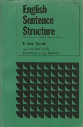 English Sentence Structure - The Successor to English Sentence Patterns Olcsó