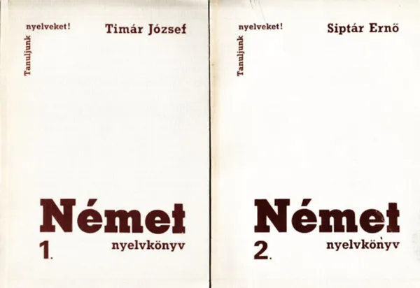 Német nyelvkönyv I-II. Biztonságos vásárlás