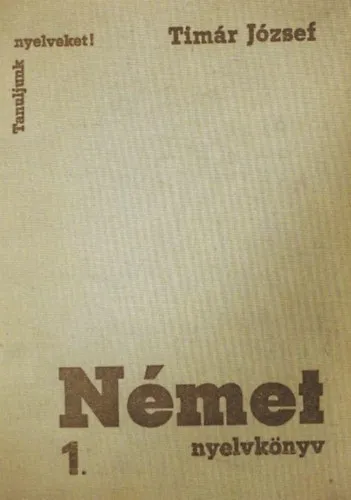 Azonnal elérhető Német nyelvkönyv 1.