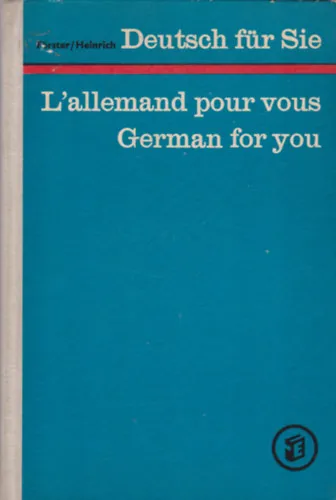 Legjobb ár Deutsch für Sie L'allemand pour vous German for you