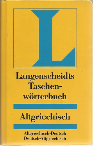 Langenscheidts Taschenwörterbuch (Altgriechisch-Deutsch, Deutsch-Altgriechisch) Különleges ajánlat