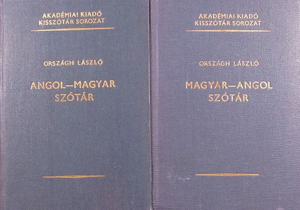Vedd meg most Angol-magyar és magyar-angol kisszótár I-II.