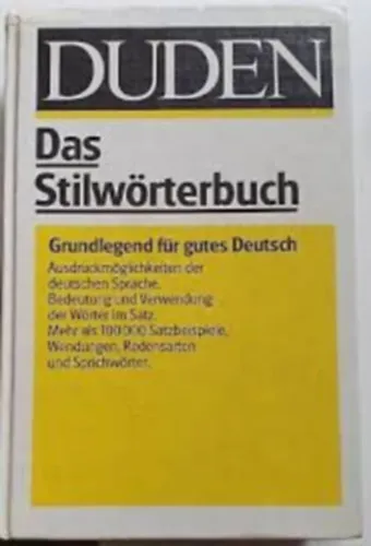 Kedvezmény Duden Das Stillwörterbuch