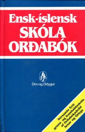 Csak ma Ensk-íslensk Skóla Ordabók - Sérsamin bók handa skólafólki