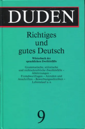Duden 9 - Richtiges und Gutes Deutsch Utolsó esély