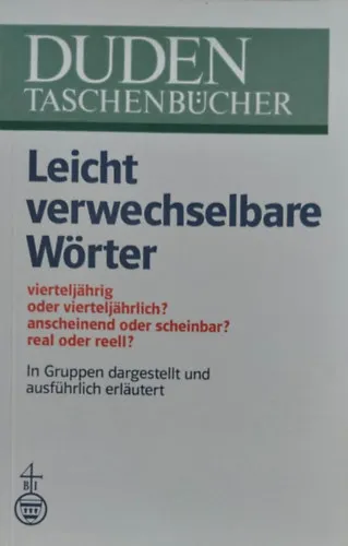 DUDEN - Leicht verwechselbare Wörter (Könnyen összetéveszthető szavak értelmezőszótára - német nyelvű) Szuper akció