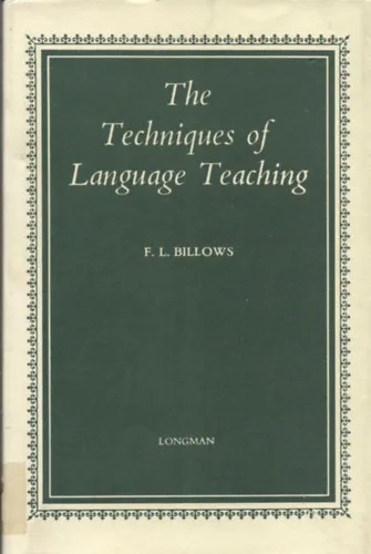 Végkiárusítás The Techniques of Language Teaching