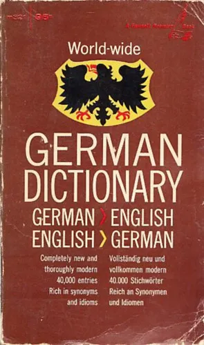 World-wide German Dictionary: German-English - English-German Vedd meg most