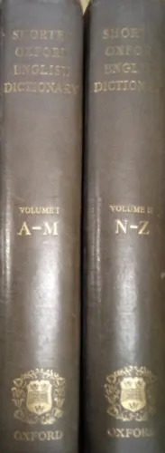 Olcsó The shortier Oxford English Dictionary on Historical Principles I-II.