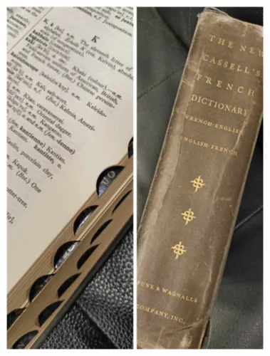 Árengedmény Cassell's French-English Dictionary /Funk & Wagnalls kiadás/ French-English, English-French (francia-angol és angol-francia kétnyelvű szótár)