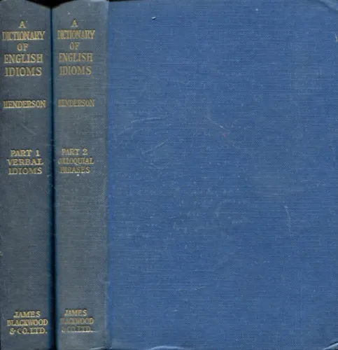 A dictionary of english idioms I-II. Biztonságos vásárlás