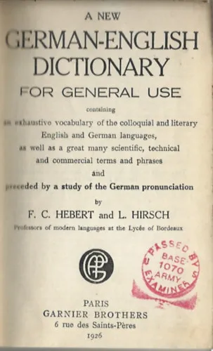 A new German-English dictionary for general use Expressz szállítás
