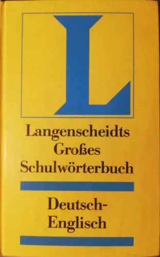 Langenscheidts Großes Schulwörterbuch Deutsch-Englisch Akció