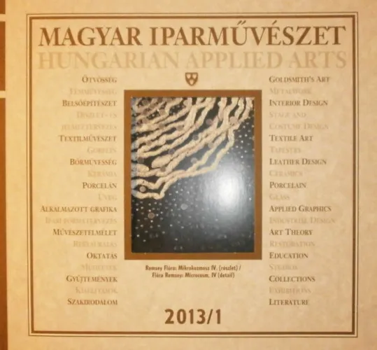 Akciós ár Magyar iparművészet 2013/1.