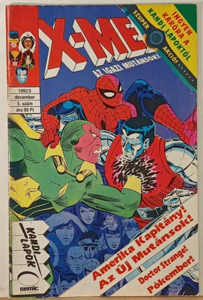 Biztonságos fizetés X-Men - 1992/5 december 5. szám - Az igazi mutánsok!