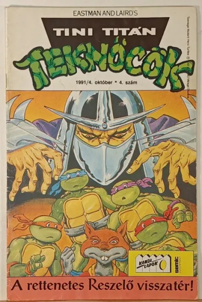 Tini Titán Teknőcök 1991/4. október 4. szám - A rettenetes Reszelő visszatér! Árengedmény