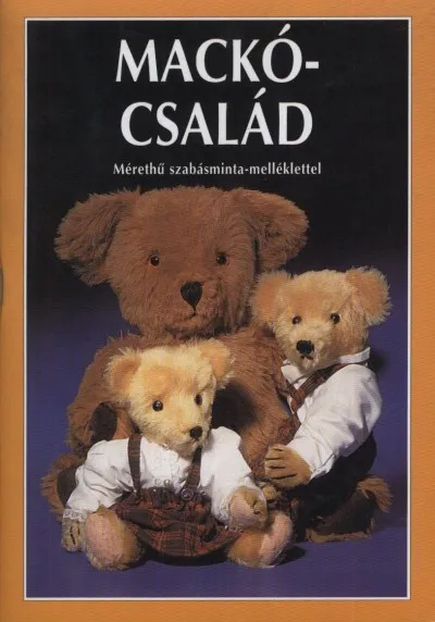 Mackócsalád - Mérethű szabásminta-melléklettel Gyors kiszállítás