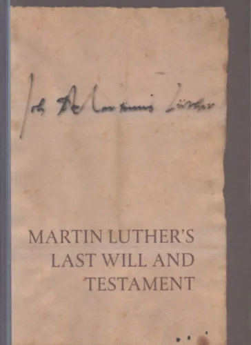 Martin Luther's Last Will and Testament Kedvezmény