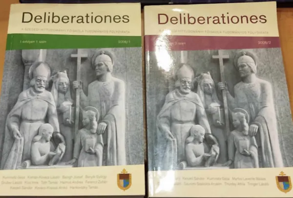 Deliberationes 2008/1-2. (1. évfolyam 1-2. szám)(A szegedi hittudományi főiskola tudományos folyóirata) Szuper ajánlat