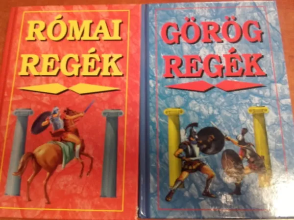 2 könyv:Római Regék+Görög Regék Legnépszerűbb