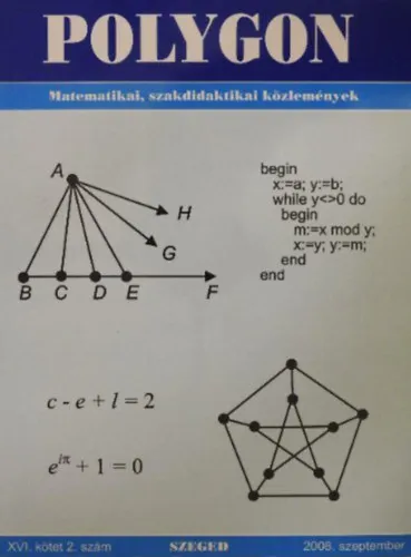 Expressz szállítás Polygon - Matematikai, szakdidaktikai közlemények 2008. szeptember
