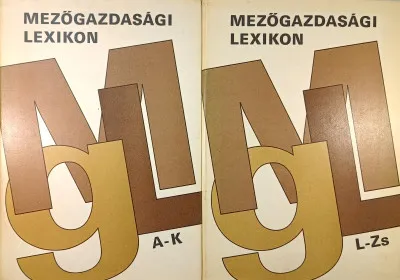 Kiárusítás Mezőgazdasági lexikon I-II.