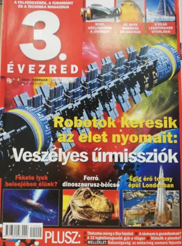 3. évezred - A felfedezések, a tudomány és a technika magazinja - 2011/2. szám Népszerű